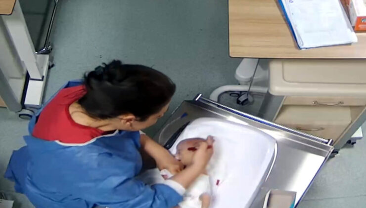 5 günlük bebeği engelli bırakan hemşire başka bir bebeğe de şiddet uygulamış